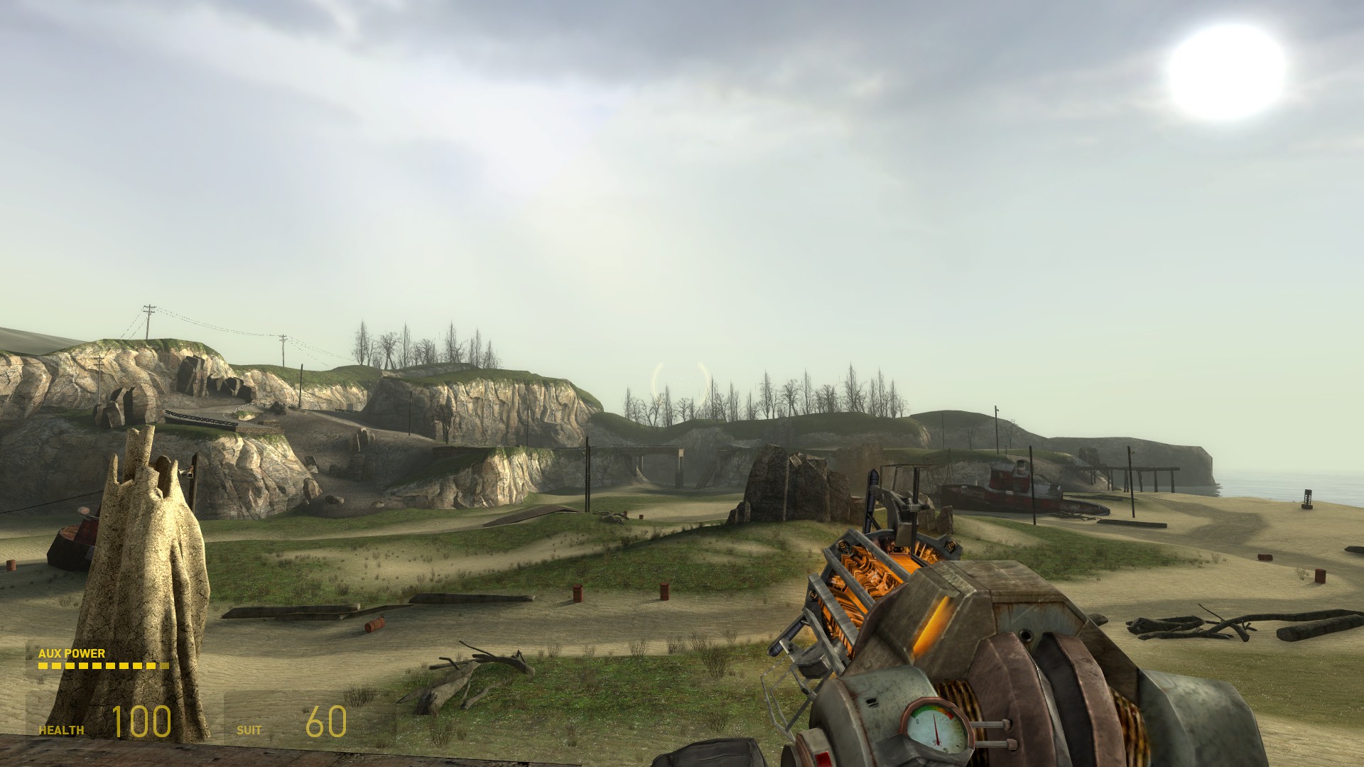 game screenshot of a coast line in half life 2